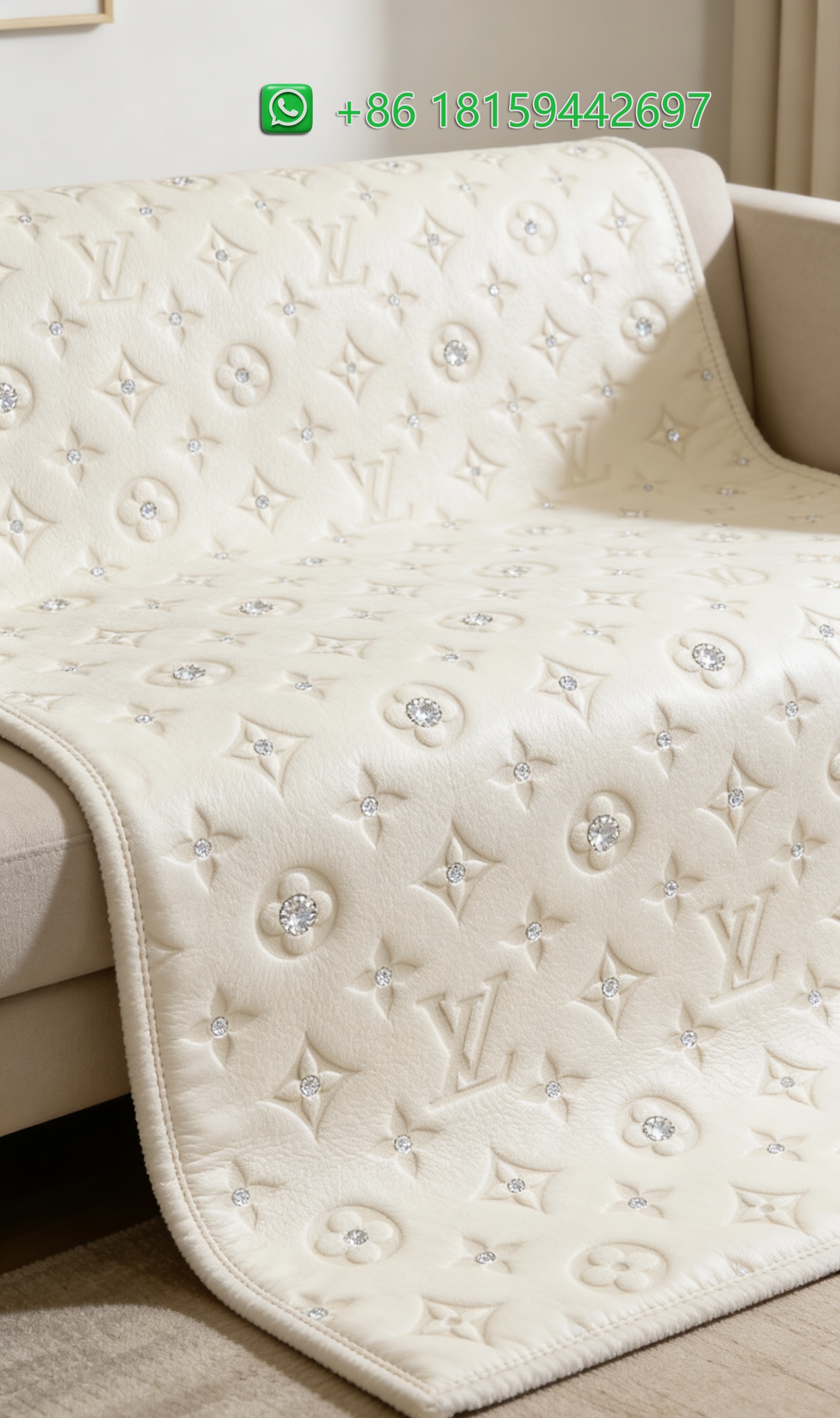 Louis Vuitton Throw Blankets